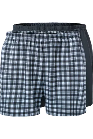 Calida Herren Boxershorts Reine Baumwolle Gestreift,unifarben