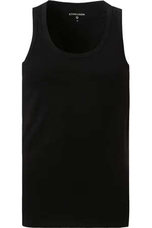 Strellson Herren Tanktop Baumwolle & Mix unifarben