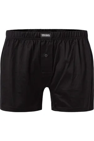 Ermenegildo Zegna Herren Boxershorts Reine Baumwolle unifarben
