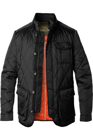 handstich Herren Steppjacke unifarben