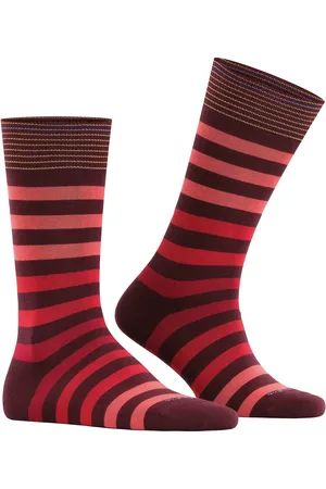 Burlington Herren Socken Baumwolle & Mix Gestreift