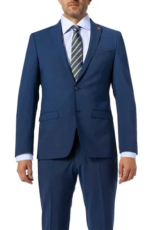 Roy Robson Herren Sakko meliert Slim Fit