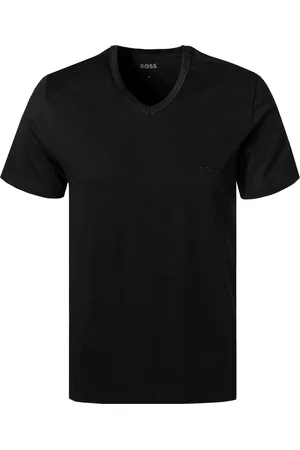 HUGO BOSS Herren T-Shirts Reine Baumwolle unifarben