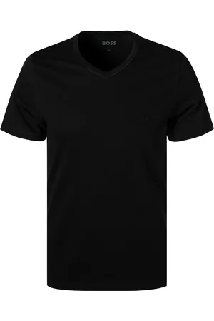 HUGO BOSS Herren T-Shirts Reine Baumwolle unifarben