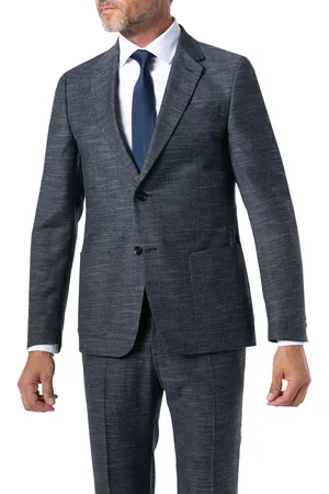Strellson Herren Sakko meliert Slim Fit