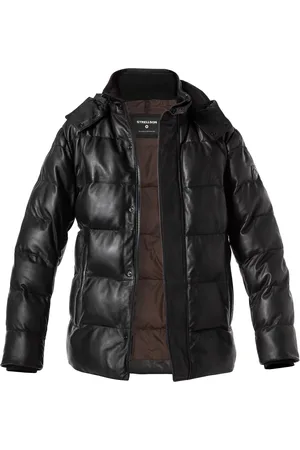 Strellson Herren Lederjacke unifarben