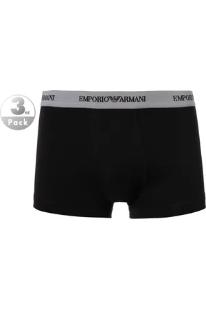 Emporio Armani Herren Trunks Baumwolle & Mix unifarben