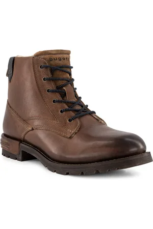 Bugatti Herren Schnürboots Glattleder