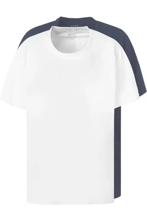 HUGO BOSS Herren T-Shirts Reine Baumwolle unifarben