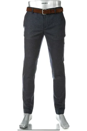 Alberto Herren Hose meliert Slim Fit