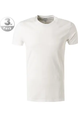 Ralph Lauren Herren T-Shirts Reine Baumwolle unifarben