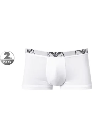 Emporio Armani Herren Trunks Baumwolle & Mix unifarben