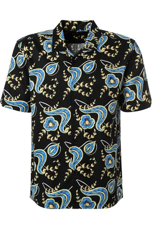 Ben Sherman Herren Kurzarmhemd gemustert