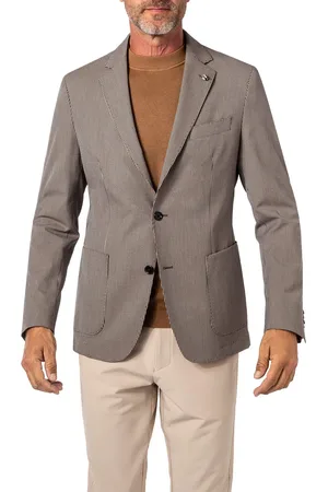 HUGO BOSS Herren Sakko gemustert Slim Fit