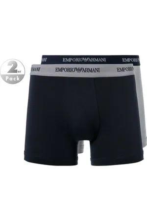 Emporio Armani Herren Trunks Baumwolle & Mix unifarben