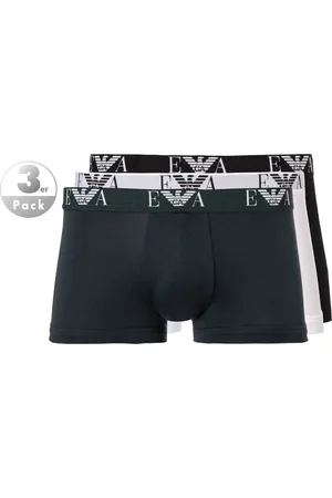 Emporio Armani Herren Trunks Baumwolle & Mix unifarben