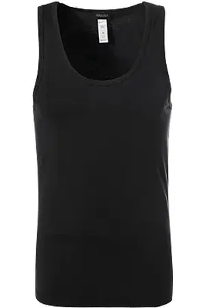 Hanro Herren Tanktop Baumwolle & Mix unifarben