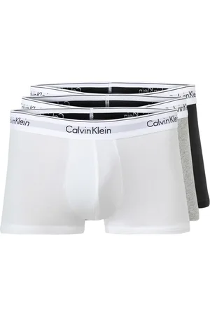 Calvin Klein Herren Trunks Baumwolle & Mix unifarben