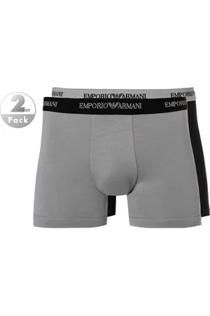 Emporio Armani Herren Trunks Baumwolle & Mix unifarben