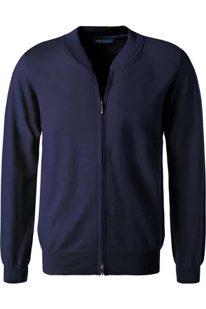Cipriani Herren Cardigan unifarben