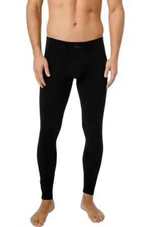Bugatti Herren Lange Unterhose Baumwolle & Mix unifarben