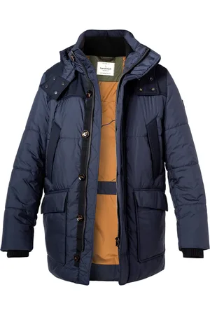 handstich Herren Steppjacke unifarben