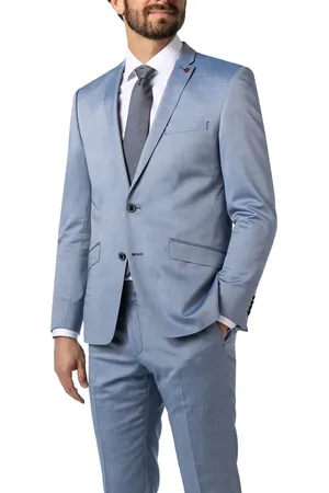 Roy Robson Herren Sakko meliert Slim Fit