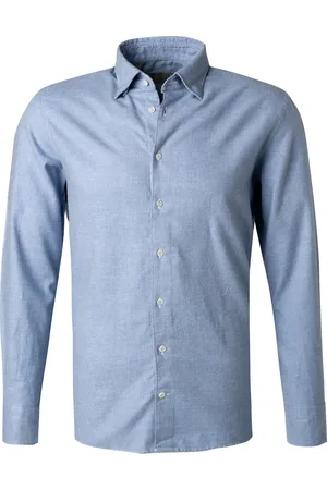 fakts Herren Hemd meliert Slim Fit