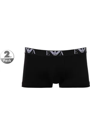 Emporio Armani Herren Trunks Baumwolle & Mix unifarben