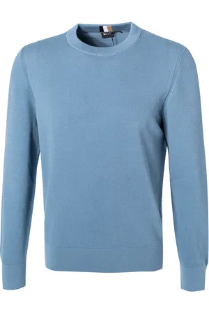 HUGO BOSS Herren Pullover unifarben