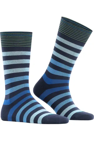 Burlington Herren Socken Baumwolle & Mix Gestreift