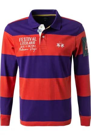 La Martina Herren Polo-Shirt Gestreift