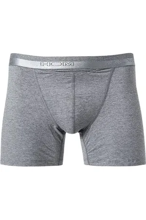 Hom Herren Long Boxer Viskose/Modal unifarben