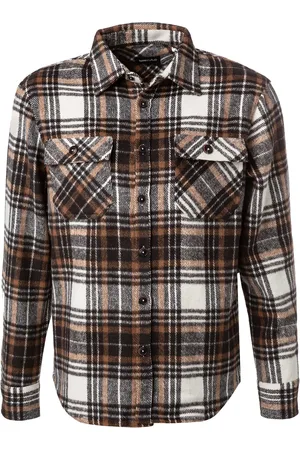 GAS Herren Overshirt kariert