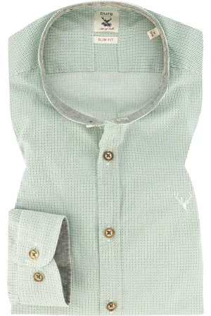 Pure Herren Hemd gemustert Slim Fit