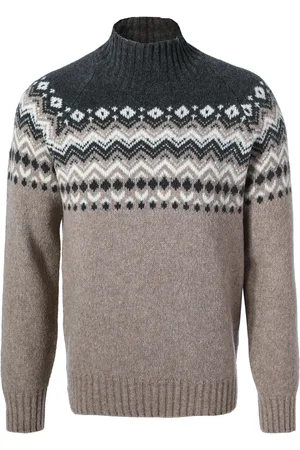 Gran Sasso Herren Stehkragenpullover Norweger