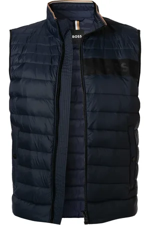 HUGO BOSS Herren Steppweste unifarben