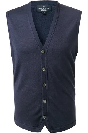 Hackett Herren Strickweste unifarben