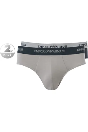 Emporio Armani Herren Slips Baumwolle & Mix unifarben