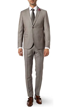 Cg Herren Anzug meliert Slim Fit