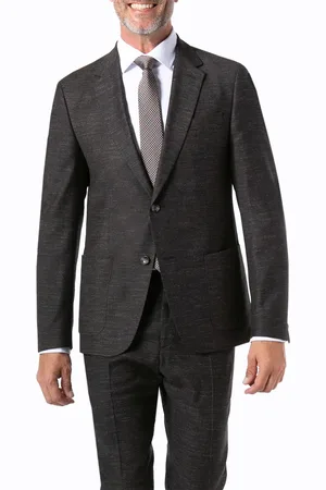 Strellson Herren Sakko meliert Slim Fit