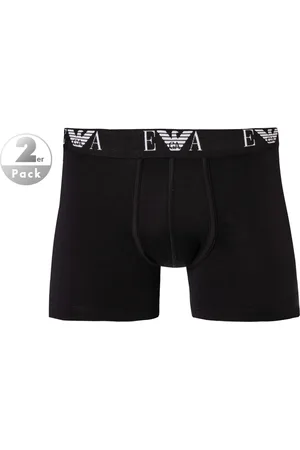 Emporio Armani Herren Trunks Baumwolle & Mix unifarben
