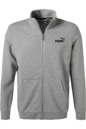 PUMA Herren Sweatjacke Baumwolle & Mix unifarben
