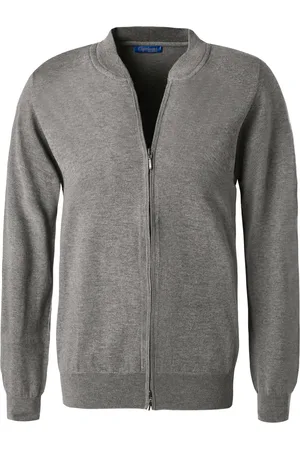 Cipriani Herren Cardigan unifarben