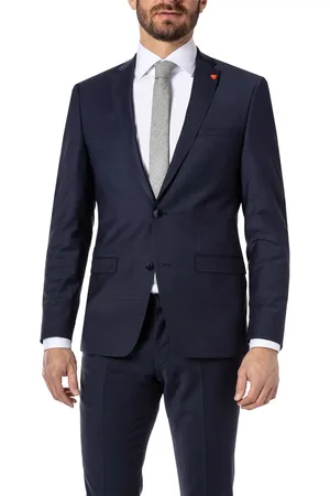 Roy Robson Herren Sakko kariert Slim Fit