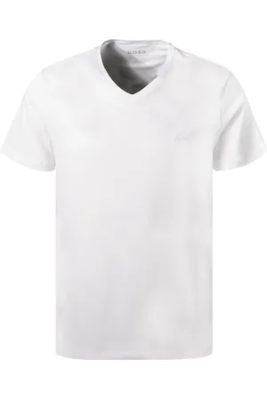 HUGO BOSS Herren T-Shirts Reine Baumwolle unifarben
