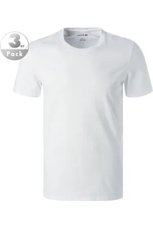 Lacoste Herren T-Shirts Baumwolle & Mix unifarben Slim Fit