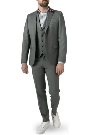 Cg Herren Anzug meliert Slim Fit