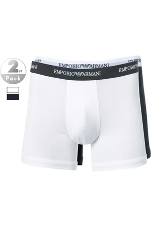 Emporio Armani Herren Trunks Baumwolle & Mix unifarben