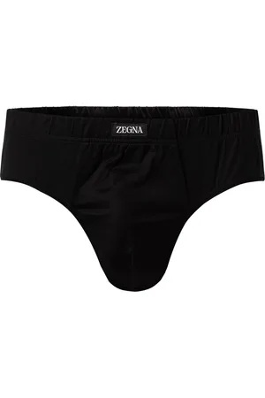 Ermenegildo Zegna Herren Slip Reine Baumwolle unifarben